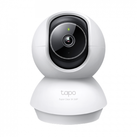Camere supraveghere Wi-Fi & 4G - Camera IP Smart Wi-Fi, 3K 5MP, Pan&Tilt, Audio bidirectional, Alarma - TP-Link Tapo TapoC230