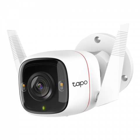 Camere supraveghere Wi-Fi & 4G - Camera IP Wi-Fi, 2K QHD, Starlight, Audio bidirectional, Alarma, IR 30M - TP-Link Tapo TapoC320WS
