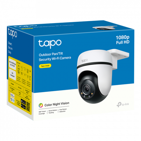 Camera IP Wi-Fi, Full HD 1080p, Pan&Tilt, Audio bidirectional, IR 30M - TP-Link Tapo TapoC500 [1]
