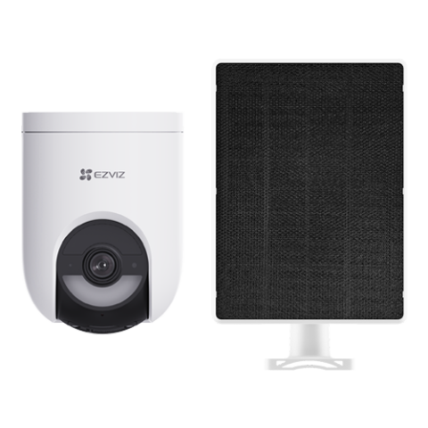 Camera IP Wi-Fi6 & 4G PT + Panou solar 5W, 2K+, baterie 5.200 mAh, Audio, IR+WL 15m, Alarma - Ezviz CS-HB8c-4G-KIT [1]