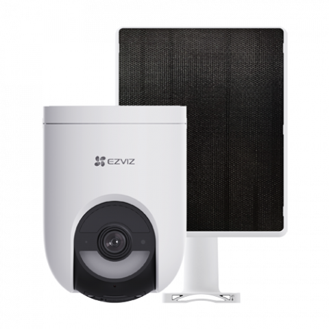 Camera IP Wi-Fi6 PT + panou solar 5W, 4MP, baterie 5.200 mAh, Audio bidirectional, Alarma - EZVIZ CS-HB8c/SP(4MP) [1]