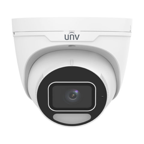 Supraveghere video - Camera IP Wise-ISP ColorHunter, 4MP, lentila 2.8mm, WL 30m, Mic, Alarm, PoE, Color 24/7, IK10 - UNV IPC3634SE-ADF28K-WP-I1