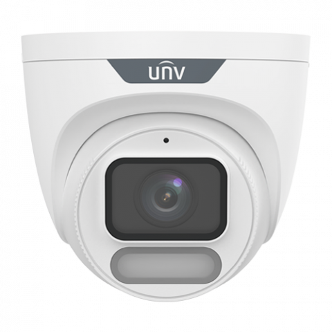 Supraveghere video - Camera IP Wise-ISP, ColorHunter, 8MP, lentila 2.8mm, WL 30M, Mic, PoE, color 24/7 - UNV IPC3628LE-ADF28K-WP
