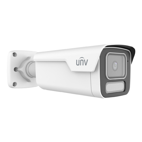 Supraveghere video - Camera IP Wise-ISP ColorHunter, 8MP, lentila 2.8mm, WL 40m, Alarma, Mic, PoE, Color 24/7, IK10 - UNV IPC2B18SE-ADF28K-WP-I1