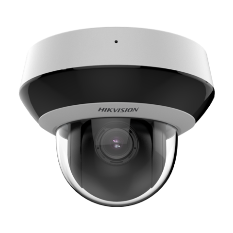 Supraveghere video - Camera mini PTZ IP 4MP, zoom optic 4X, IR 20m DarkFighter, Audio, IK10 - HIKVISION DS-2DE2A404IWG1-E