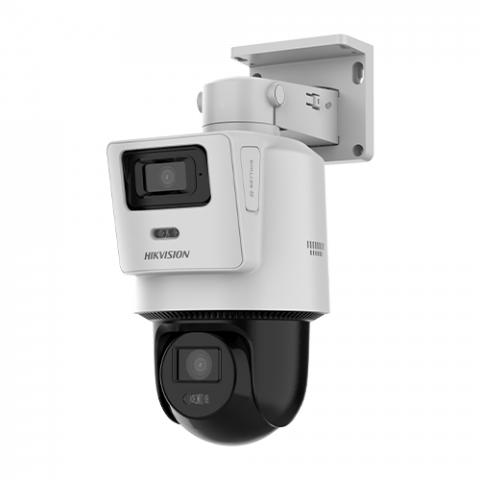 Supraveghere video - Camera PTZ IP, TandemVu, 4+4MP, lentile 2.8/8mm, IR 30m, WL 30m, Audio - HIKVISION DS-2SE2C400MWG-E14-2.8/8mm