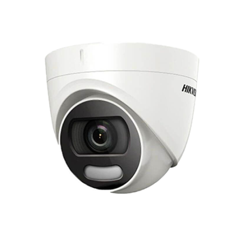 Camere supraveghere analog - Camera Turbo HD, rezolutie 5MP, Smart Light 20m, ColorVu, alimentare PoC - HIKVISION DS-2CE72HFT-E-2.8mm