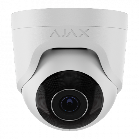 Supraveghere video - Camera turret IP 5.0MP, lentila 2.8 mm, IR 35m, PoE, alb - AJAX TurretCam(W)-64923