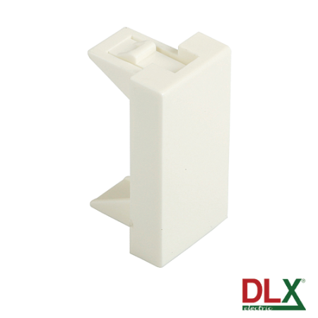 Cabluri si accesorii - Capac fals pentru aparataj 45x22.5 mm (1 modul) - DLX DLX-245-51
