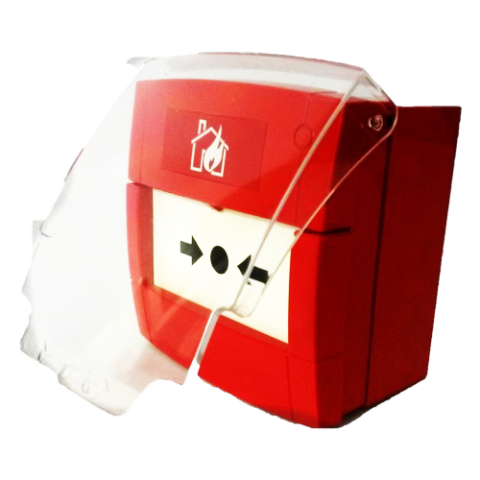 Capac simplu cu balamale pentru butoane de alarma, PS200, Morley-IAS - Honeywell PS200 [2]