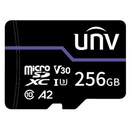 Accesorii Supraveghere - Card memorie 256GB, PURPLE CARD - UNV TF-256G-T