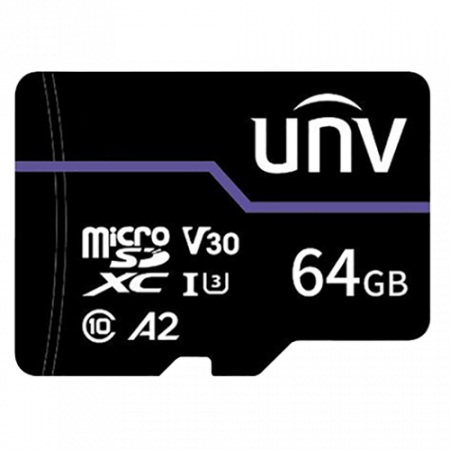 Accesorii Supraveghere - Card memorie 64GB, PURPLE CARD - UNV TF-64G-T