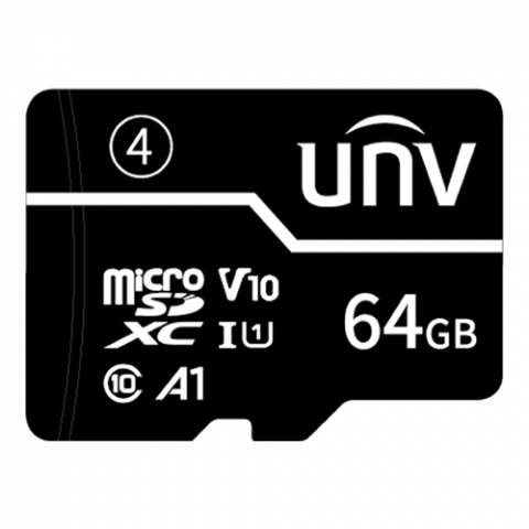 Accesorii Supraveghere - Card memorie 64GB, WHITE CARD - UNV TF-64G-T-C