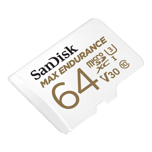 Accesorii Supraveghere - Card MicroSD 64GB, seria MAX Endurance - SanDisk SDSQQVR-064G-GN6IA
