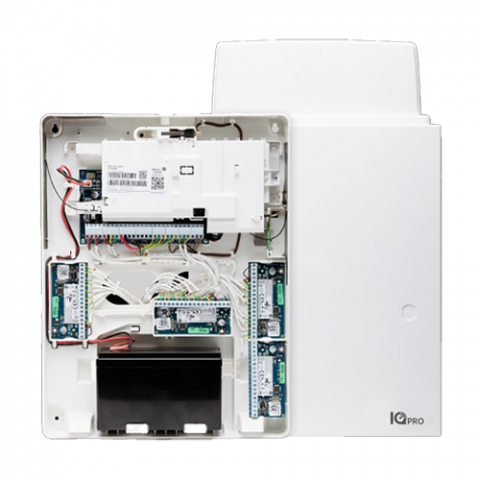 Centrale efractie - Centrala efractie IQ Pro 128 zone hibride, WiFi, 4G, Ethernet, Z-Wave - (carcasa metal) - DSC IQPR015M
