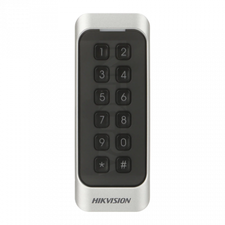 Cititoare pentru centrale - Cititor card MIFARE 13.56MHz cu tastatura integrata, 32bit - HIKVISION DS-K1107AMK