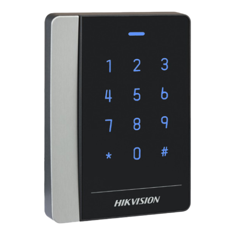 Cititoare pentru centrale - Cititor de proximitate seria Pro, tastatura, M1 13.56 MHz, RS485, Wiegand 26/34, Buzzer - HIKVISION DS-K1102AMK