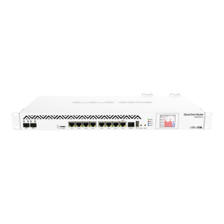 Cloud Core Router, 2 x SFP+, 8 x Gigabit, 4MB RAM, RouterOS L6, 1U - MikroTik CCR1036-8G-2S+ [0]