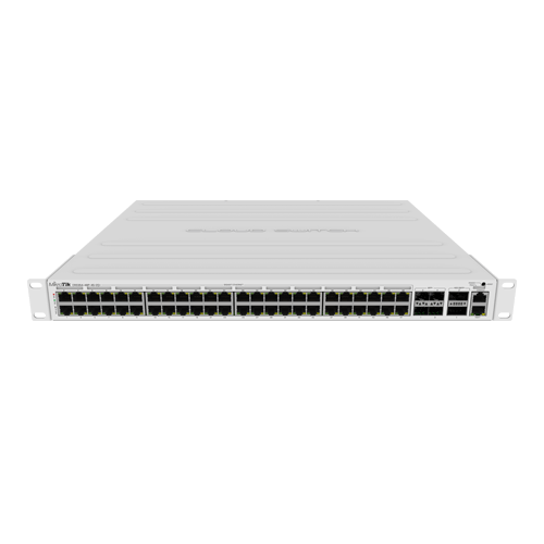 Solutii MikroTik - Management Switch 48 x Gigabit PoE+ OUT 700W, 4 x 10G SFP+, 2 x 40G QSFP+ - Mikrotik CRS354-48P-4S+2Q+RM
