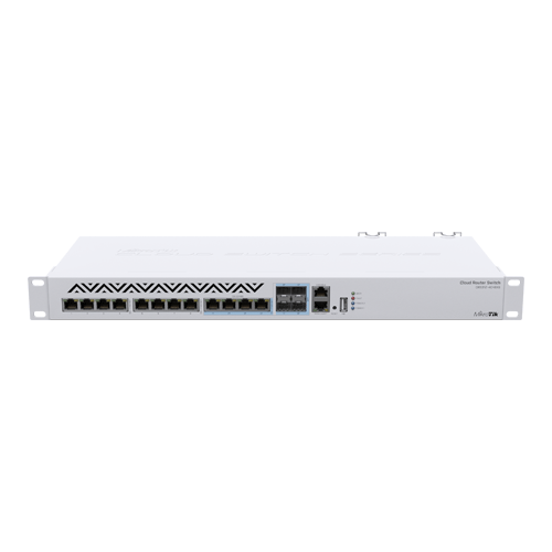 Solutii MikroTik - Management Switch, 8 x 10G Ethernet, 4 x 10G combo RJ45/SFP+, - Mikrotik CRS312-4C+8XG-RM
