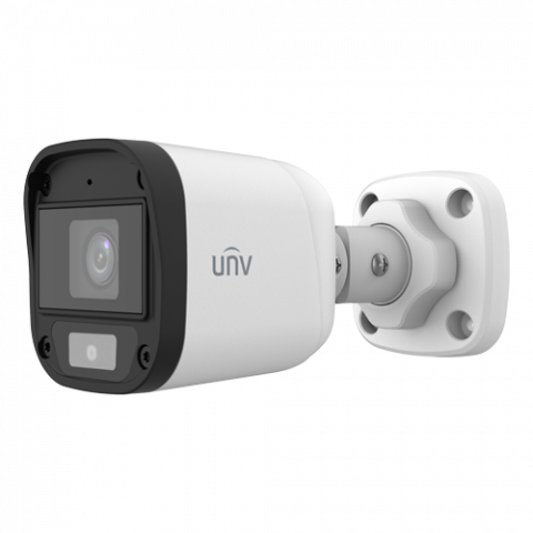 Camere supraveghere analog - ColorHunter - Camera AnalogHD 2MP, lentila 2.8mm, WL 20m, TVI/AHD/CVI/CVBS, Mic., IP67 - UNV UAC-B112-AF28-W