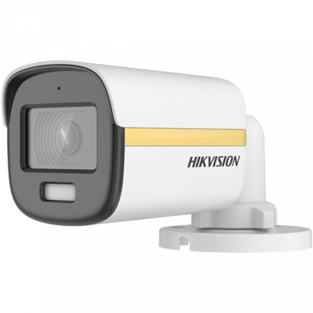 Camere supraveghere analog - ColorVu - Camera analog, 2MP, lentila 2.8mm, WL 20m, Mic, IP67 - HIKVISION DS-2CE10DF3T-FS-2.8mm