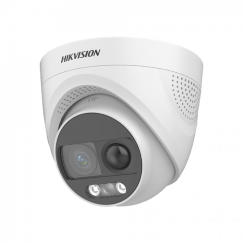 Camere supraveghere analog - ColorVu - Camera Analog 3K cu PIR 11 m, lentila 2.8mm, WL 20 m, Alarma, IP67 - HIKVISION DS-2CE72KF3T-PIRXO-2.8mm