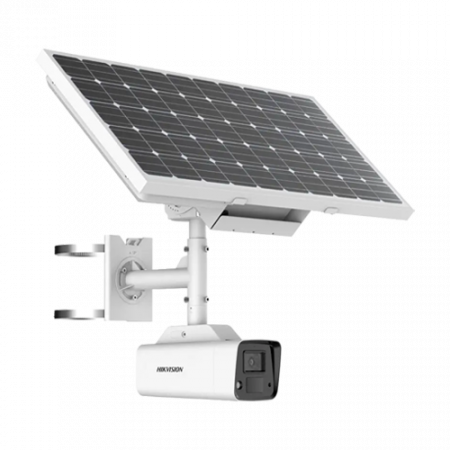 Supraveghere video - ColorVu - Camera solara 4MP, lentila 4mm, WL 30m, 4G, Panou solar+acumulator, Audio, IP67 - HIKVISION DS-2XS2T47G1-LDH-4GC18S40-4mm