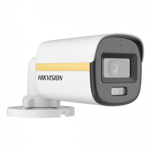 Camere supraveghere analog - ColorVu, Dual Light - Camera analog 2MP, lentila 2.8mm, IR 20m, WL 20m, TVI/AHD/CVI/CVBS, Mic. - HIKVISION DS-2CE10DF3T-LFS-2.8mm