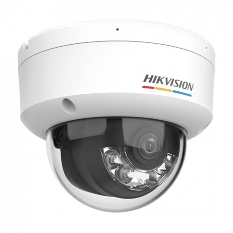 Supraveghere video - ColorVu, Dual Light - Camera IP, 6MP, lentila 2.8mm, IR 30m, WL 30m, Mic, PoE, IK08 - HIKVISION DS-2CD1167G2H-LIU-2.8mm
