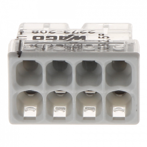 Conector compact de imbinare, 8 fire, max. 2.5 mmÂ² (50 buc.) - WAGO 2273-208 [1]