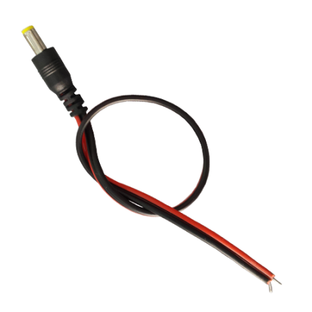 Accesorii Supraveghere - Conector de alimentare TATA, 12V, cu cablu PW-25S