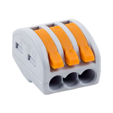 Accesorii Supraveghere - Conector derivatie 3 fire (10 buc.) W-413
