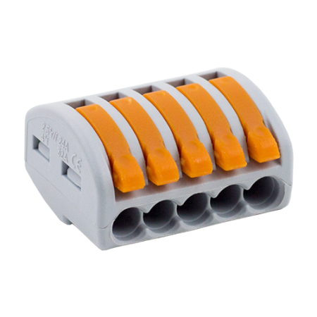 Accesorii Supraveghere - Conector derivatie 5 fire (10 buc.) W-415