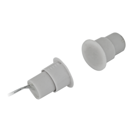 Contacte magnetice - Contact magnetic ingropat, NC (alb) CM-36-ALB