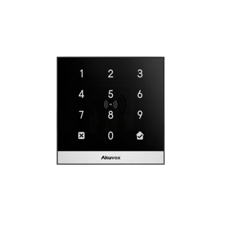 Interfonie audio video - Controler de acces IP Akuvox A02S pentru o usa bidirectionala cu cititor RFID dual si tastatura