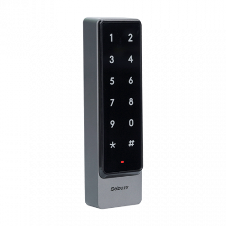 Controler stand-alone cu tastatura touch si cititor card EM 125kHz + Mifare 13.56MHz, carcasa antivandal - SEBURY SEB-sTouch2s [1]