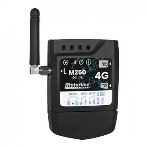 Controller GSM 4G, Bluetooth, 2 relee, card SIM inclus MOTORLINE GSM-M250 [0]