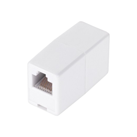 Conectica LAN RJ si FO - Cupla RJ45 prelungire cablu UTP CAT5e RJ45-CON