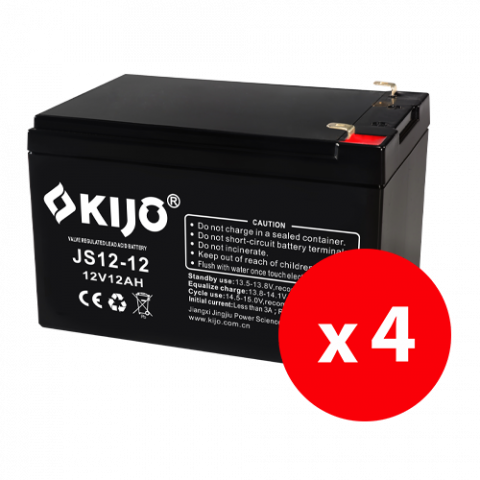 Cutie 4 acumulatori JS12-12 - KIJO JS12-12-BAX [0]