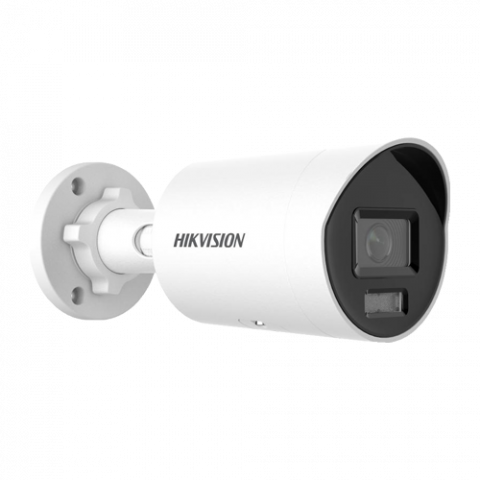 Supraveghere video - Deep Learning, ColorVu, Dual Light - Camera IP, 4MP, lentila 2.8mm, IR 40m, WL 40m, Mic, PoE - HIKVISION DS-2CD2047G2H-LIU-2.8mm