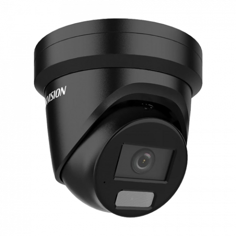Deep Learning, ColorVu, Dual Light - Camera IP, 4MP, lentila 2.8mm, IR 40m, WL 40m, Mic, PoE, Neagra - HIKVISION DS-2CD2347G2H-LIU-BLACK-2.8mm [1]