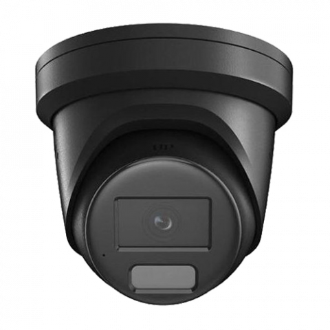 Supraveghere video - Deep Learning, ColorVu, Dual Light - Camera IP, 4MP, lentila 2.8mm, IR 40m, WL 40m, Mic, PoE, Neagra - HIKVISION DS-2CD2347G2H-LIU-BLACK-2.8mm