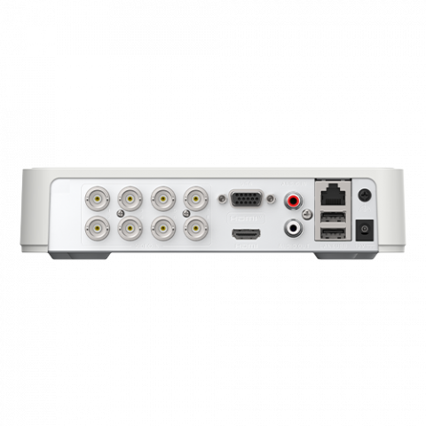 Deep Learning - DVR 8 ch. video 2MP lite + 2 ch. IP max. 5MP, AUDIO 'over coaxial', 1U - HIKVISION DS-7108HGHI-M1-T [2]