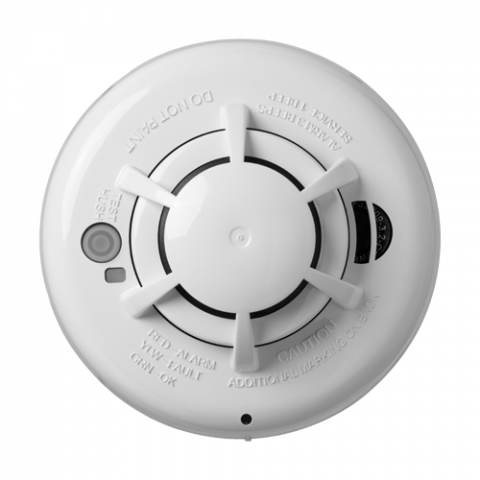 Detectoare - Detector de fum si temperatura, wireless compatibil PowerG 868 MHz - DSC PG8936