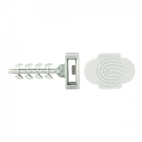 Cabluri si accesorii - Diblu fixare colier Ã 6x30, cap mare gri in cutie plastic InsertFIX (125 buc.) CELO 96EXPIFB