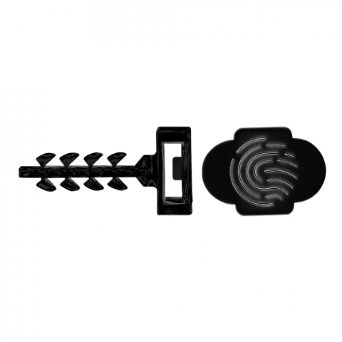 Cabluri si accesorii - Diblu fixare colier Ã 6x30, cap mare negru in cutie plastic InsertFIX (125 buc.) - CELO 946EXPIFB