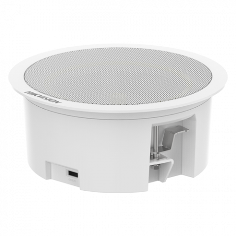 Difuzor IP, master, de tavan, 3W, 4GB EMMC, Alarma, PoE - HIKVISION DS-QAZ1203G1-BE [0]