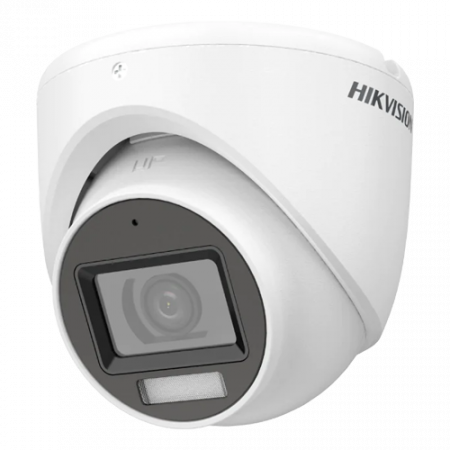 Supraveghere video - Dual Light - Camera analog 3K, lentila 2.8mm, IR 30m, WL 20m, TVI/AHD/CVI/CVBS, Mic. - HIKVISION DS-2CE76K0T-LMFS-2.8mm