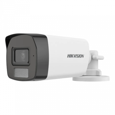 Camere supraveghere analog - Dual Light - Camera analog 3K, lentila 2.8mm, IR 40m, WL 40m, TVI/AHD/CVI/CVBS, Microfon - HIKVISION DS-2CE17K0T-LFS-2.8mm